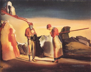 Abstracto famoso Painting - Atavismo en el surrealismo crepuscular